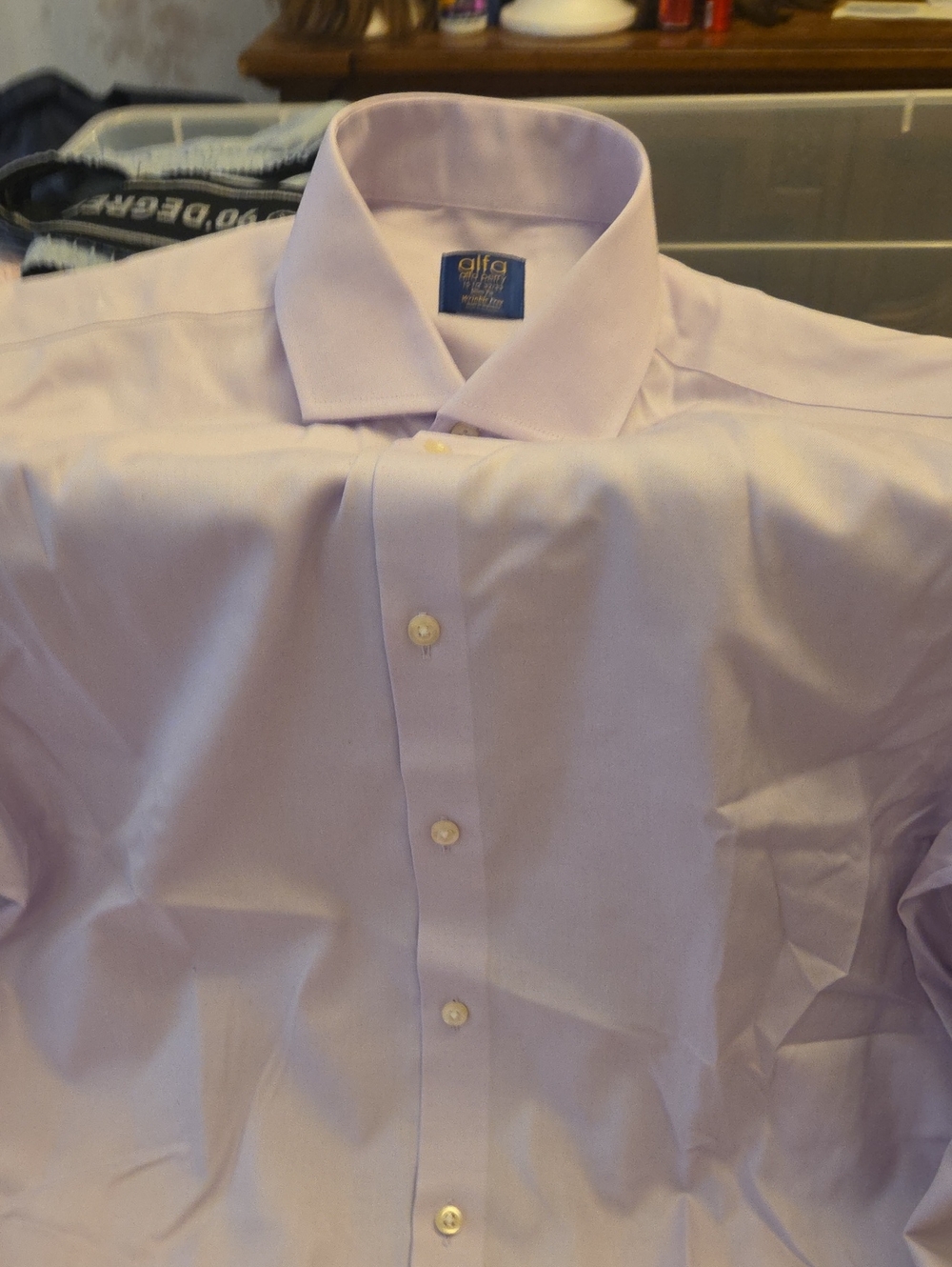 Alfa Men's Light Lavender Dress Shirt